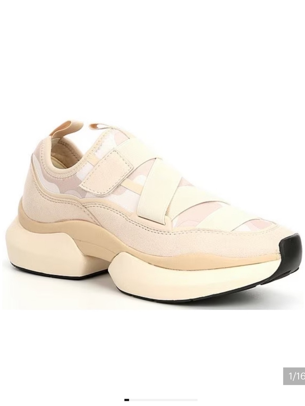 Nurture Dillon Platform Sneakers Cream TanSlip On Comfort Healthcare Size 9